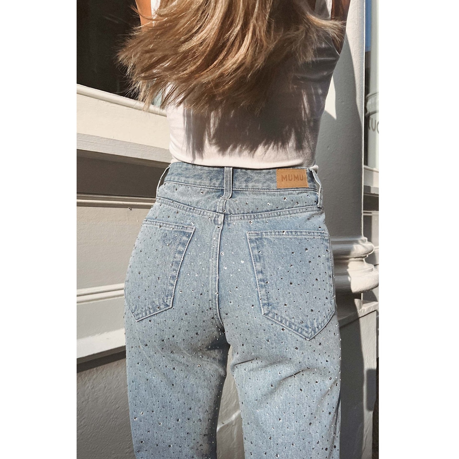 Show Me Your Mumu Icon Jeans In Embellished Indigo Size 25 Nwt